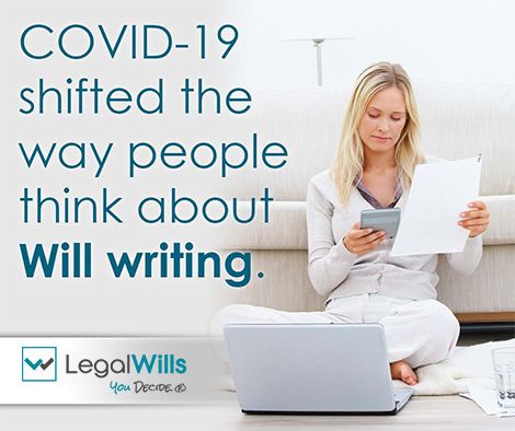 COVID-19 shifted the way people think about Will writing