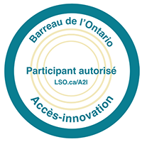 Barreau de l'Ontario Accès-innovation - Participant autorisé